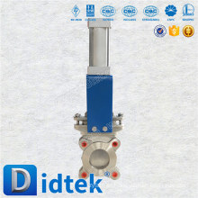 Didtek 30 Years Valve Fabricante válvula de portão de faca pneumática